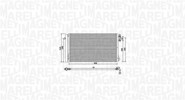 Конденсатор кондиціонера Magneti Marelli 350203752000 ціна, від 84.13 USD